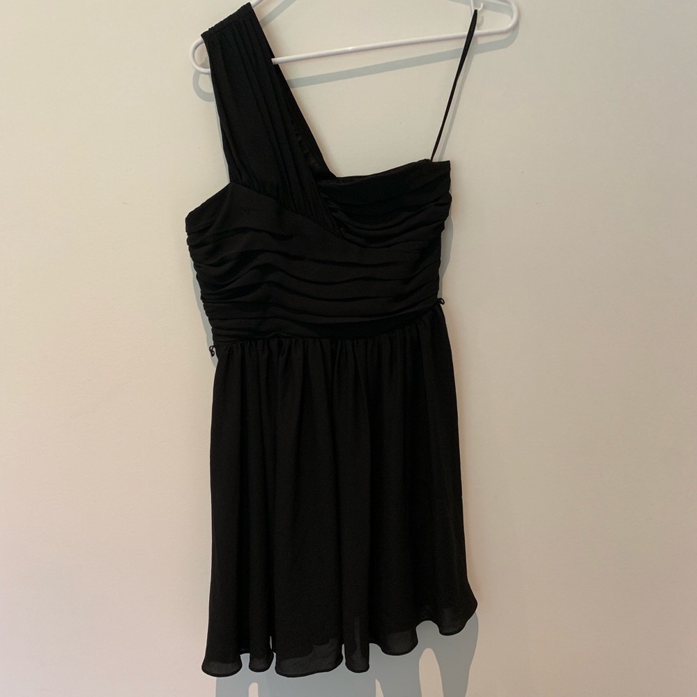 Express Black One Shoulder Dress